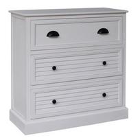 Komoda Home4you Meldon 89132, balta, 35 x 80 cm x 80 cm, 1 vnt.