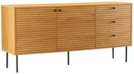 Komoda Home4you Line 45128, ąžuolo, 150 x 40 cm x 74 cm, 1 vnt.