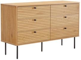 zievs - Komoda Home4you Line 45131, ąžuolo, 120 x 40 cm x 75 cm, 1 vnt. - 1 nuotrauka
