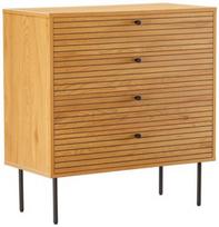 Komoda Home4you Line 45130, ąžuolo, 80 x 40 cm x 85 cm, 1 vnt.