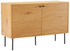 Komoda Home4you Line 45127, ąžuolo, 110 x 40 cm x 74 cm, 1 vnt.