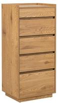 Komoda Home4you Sacha 45139, ruda, 40 x 50 cm x 109 cm, 1 vnt.