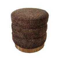 Pufas Home4you Lauren 87680, rudas, 35 cm x 35 cm x 38 cm