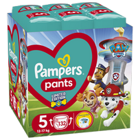 pampers pants - Sauskelnės Pampers Pants Paw Patrol, 5 dydis, 12 - 17 kg, 132 vnt. - 1 nuotrauka
