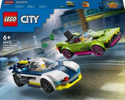 LEGO City Policijos automobilis ir galingo automobilio gaudynės 60415