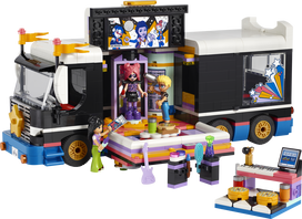 senukai lego - LEGO Friends Popmuzikos žvaigždės gastrolių autobusas 42619 - 4 nuotrauka