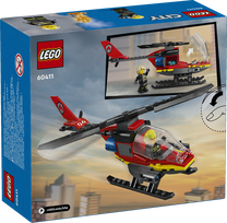 lego konstruktoris - LEGO City Ugniagesių sraigtasparnis 60411 - 2 nuotrauka