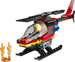 lego konstruktoris - LEGO City Ugniagesių sraigtasparnis 60411 - 3 nuotrauka