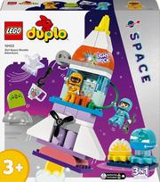 konstruktoriai su atsuktuvu - LEGO DUPLO Kosminio erdvėlaivio nuotykiai trys viename 10422 - 1 nuotrauka