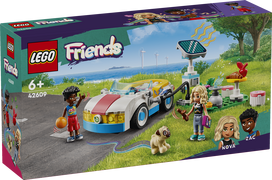 su ikrovimo stoteles - LEGO Friends Elektrinis automobilis ir įkrovimo stotelė 42609 - 2 nuotrauka
