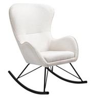 60 foteliukas - Liberto 2, baltas, 100 cm x 72 cm x 106 cm - 1 nuotrauka