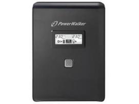 ups 1500va - UPS Power Walker Line-Interactive 1500VA 2x 230V PL, 2x IEC, RJ11/RJ45, USB, LCD - 3 nuotrauka