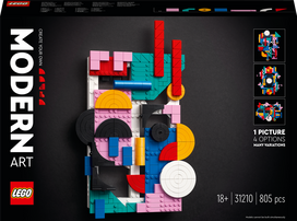 LEGO Māksla Modernā māksla, celtniecības rotaļlietas 31210