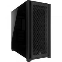 atx korpusai - Corsair 5000D CORE AIRFLOW, skaidri/juoda - 1 nuotrauka