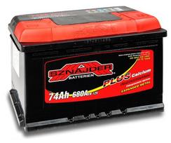 akumuliatoriai sznajder - Eagle Calcium Plus 12V/74AH/680A - 2 nuotrauka