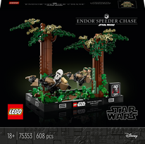 lego motociklas - LEGO Star Wars Endoro greitaeigio motociklo gaudynių diorama 75353 - 1 nuotrauka