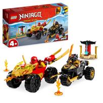 lego automobilis - LEGO NINJAGO Kai ir Ras automobilio ir motociklo mūšis 71789 - 2 nuotrauka