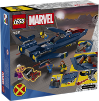 lego konstruktoris - LEGO Marvel X-Men Jet 76281 - 5 nuotrauka