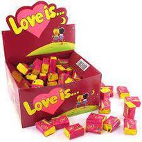 kramtoma guma love is - Kramtomoji guma Love is Cherry-Lemon, 4,2g x 100 vnt. - 1 nuotrauka
