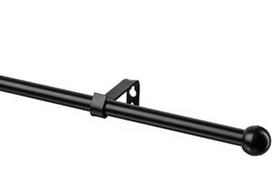 Karnizo komplektas Domoletti 16CZI160, 160 cm, Ø 16 mm, juoda