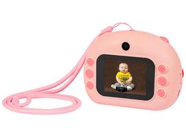vaikiskas fotoaparatas - Vaikiškas fotoaparatas su momentiniu spausdintuvu BLOW pink - 1 nuotrauka