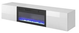 tv spintele - Livo RTV 180, baltas, 180 cm x 38 cm x 37 cm - 1 nuotrauka