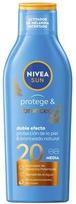 Apsauginis kremas nuo saulės Nivea Protect & Tan SPF20, 200 ml