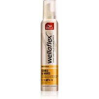 Wella Wellaflex Curl plaukų formavimo putos banguotiems ir garbanotiems plaukams 200 ml