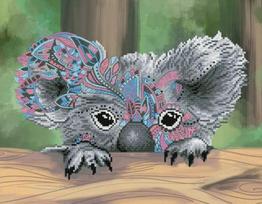 Deimantinė mozaika Diamond Dotz Hide N Seek Koala DD9.074, įvairių spalvų
