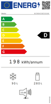 saldytuvas 90 l - Beko BCNE400E50SHN - 4 nuotrauka