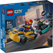 go kartai - LEGO City Gokartai ir lenktynininkai 60400 - 4 nuotrauka