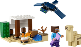senukai minecraft lego - LEGO Minecraft Styvo ekspedicija dykumoje 21251 - 8 nuotrauka