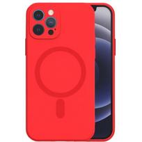 Mocco "MagSilicone Soft Back Case iPhone 14 Plus" Red