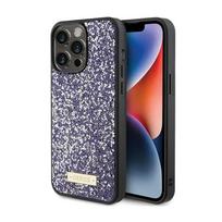 iphone 15 pin - Guess "GUHCP15LPFGSBSP Rhinestone Metal Logo iPhone 15 Pro" Purple - 2 nuotrauka
