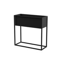 Gėlių stovas Marsylia, 60 cm x 23 cm x 60 cm, metalas, juoda