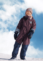 Viking žieminis kombinezonas Toasty Winter Playsuit - Grape