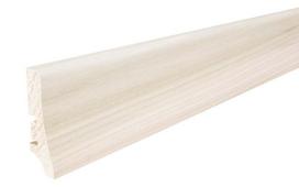 medine faneruota grindjuoste - Medinė faneruota grindjuostė BARLINEK P20, 58 x 20 x 2200 mm, spl. balintas uosis, P2002031A - 1 nuotrauka