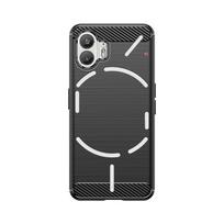 nothings telefonas - Dėklas Carbon Nothing Phone 2 - Juodas - 1 nuotrauka
