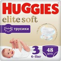 Huggies Elite Soft, 3 dydis, 6-11 kg, 48 vnt