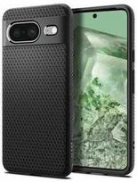 telefonai pixel 8 - Dėklas Spigen LIQUID AIR GOOGLE PIXEL 8 MATTE Juodas - 1 nuotrauka