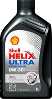 Alyva SHELL 0W30 HELIX ULTRA PROFESSIONAL AV-L 1L