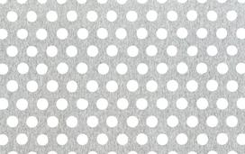 Perforuotas aliuminio lakštas, šviesus Matmenys 0,8 x 3,5 x 250 x 500 mm, 464240