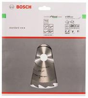 pjovimo diskas 165x20 - Medienos pjovimo diskas BOSCH Speedline Wood, 165 x 20/16 x 1,7 mm, 12 - 1 nuotrauka
