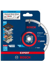 pjovimo diskai 125 - Deimantinis metalo pjovimo diskas BOSCH X-LOCK Diamond for Metal, 125 x 22 mm, UŽS - 1 nuotrauka