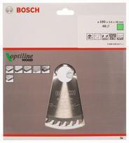 pjovimo diskas 216 30 - Medienos pjovimo diskas BOSCH Optiline Wood, 190 x 30 x 2,6 mm, 48 - 1 nuotrauka
