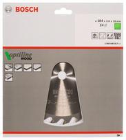 Medienos pjovimo diskas BOSCH Optiline Wood, 184 x 16 x 2,6 mm, 24