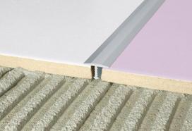 Aliumininis grindų profilis H 22T D2, 1,3 x 0.9 x 250 cm, universalus, lankstus, mat.sidabro spalvos