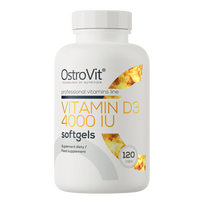 vitaminas d3 4000 tv - OstroVit Vitaminas D3 4000 IU, 120 kaps - 2 nuotrauka