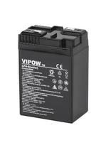 svino akumuliatoriai -  Vipow 6V 4Ah - 1 nuotrauka