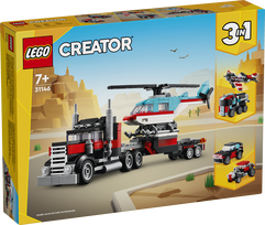 sraigtasparnis - LEGO Creator Bortinis sunkvežimis su sraigtasparniu 31146 - 3 nuotrauka